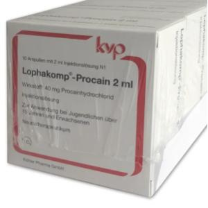 Lophakomp Procain 2 ml Injektionslösung 100 ml